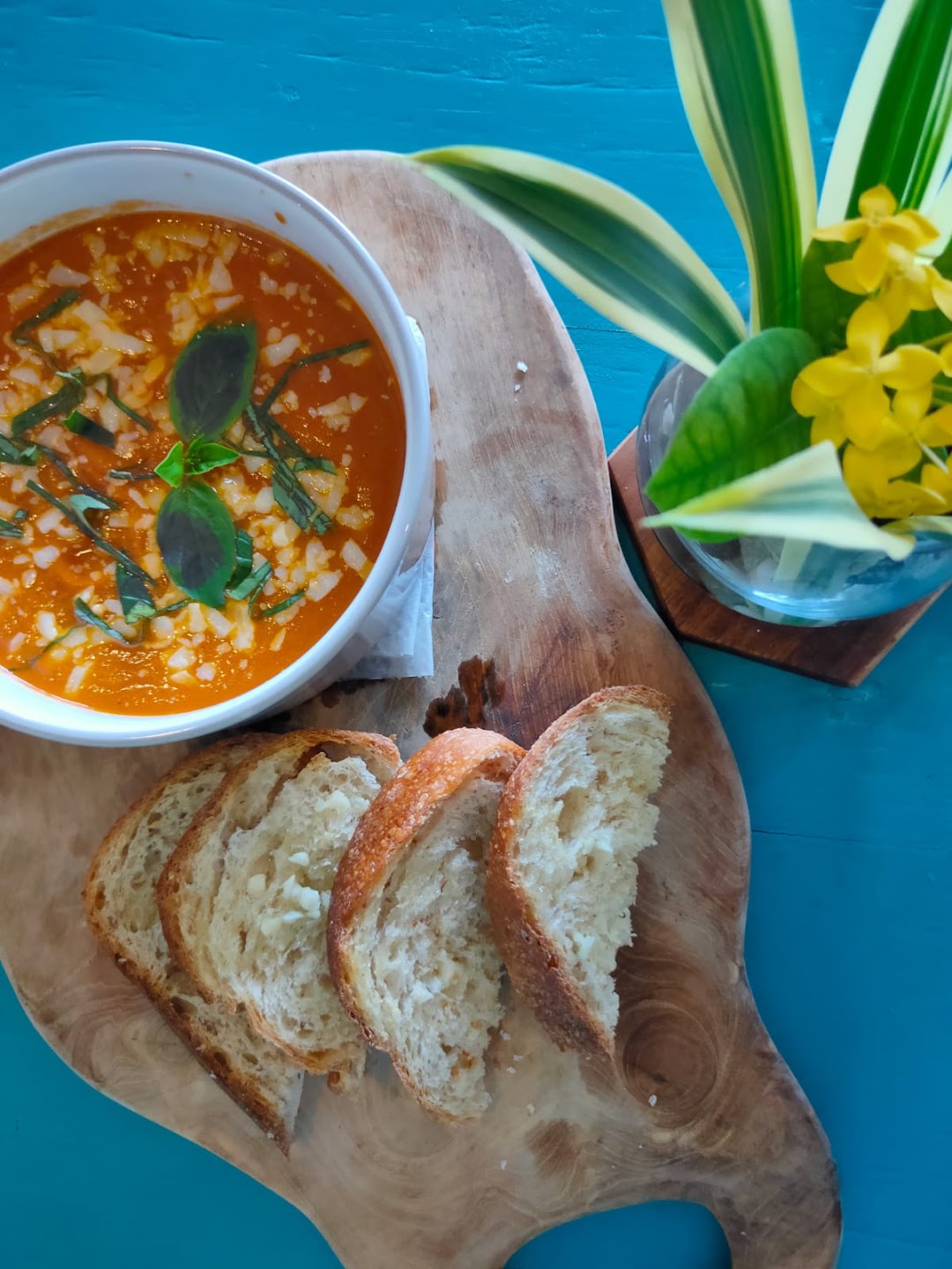 Tomato Basil & Parmesan Soup