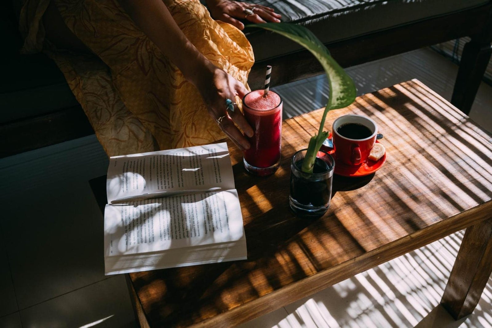 The morning light filtering through the palms feels just right as we…