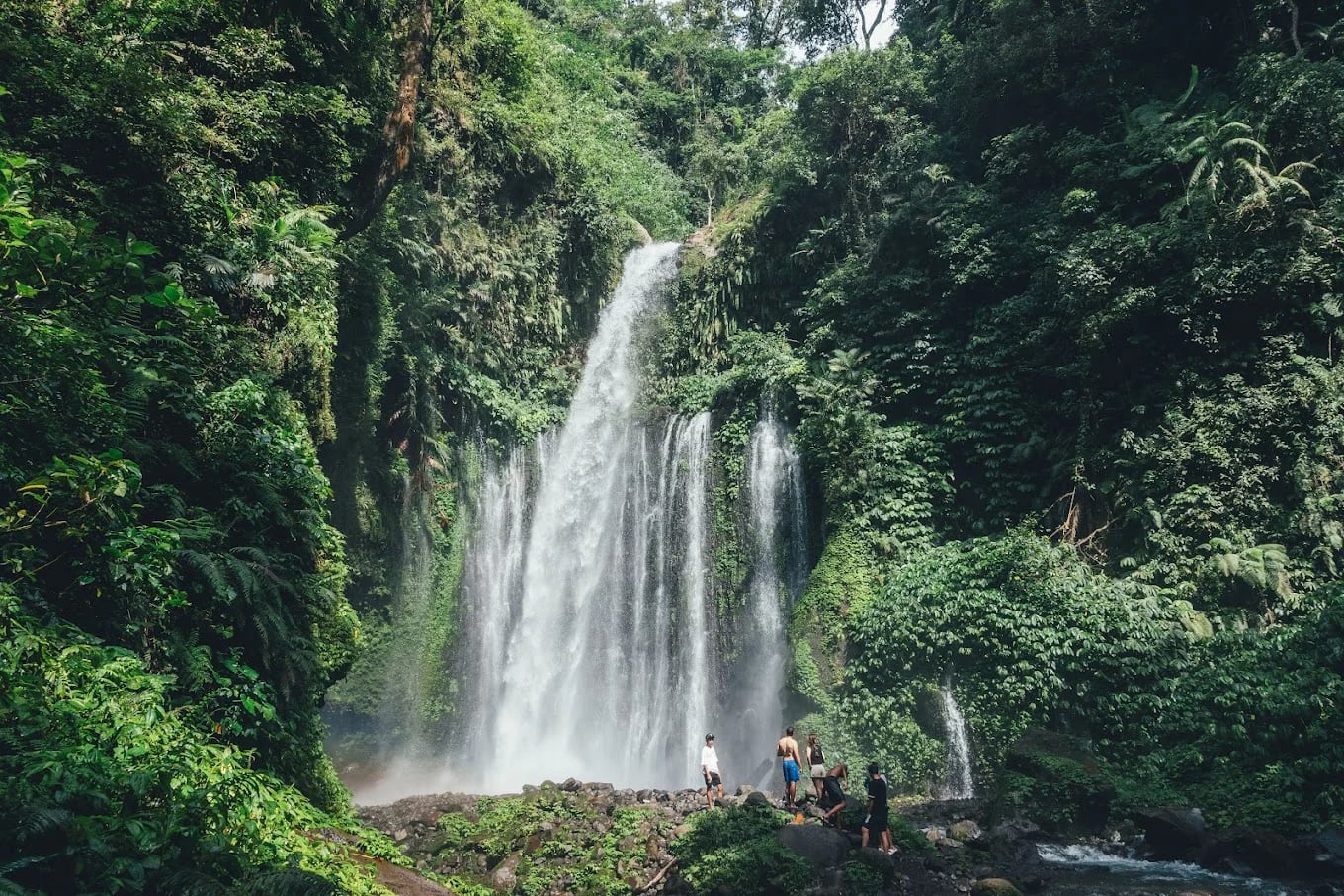 Waterfall at Sedang Gile, Lombok