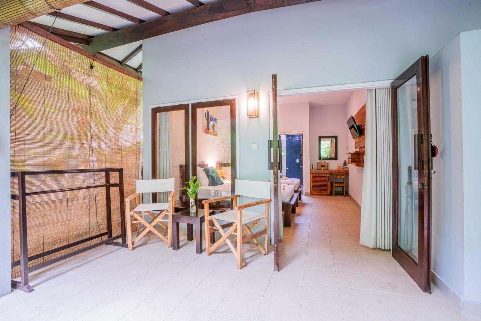 Walking through the door of our bungalows sets the stage for relaxati…
