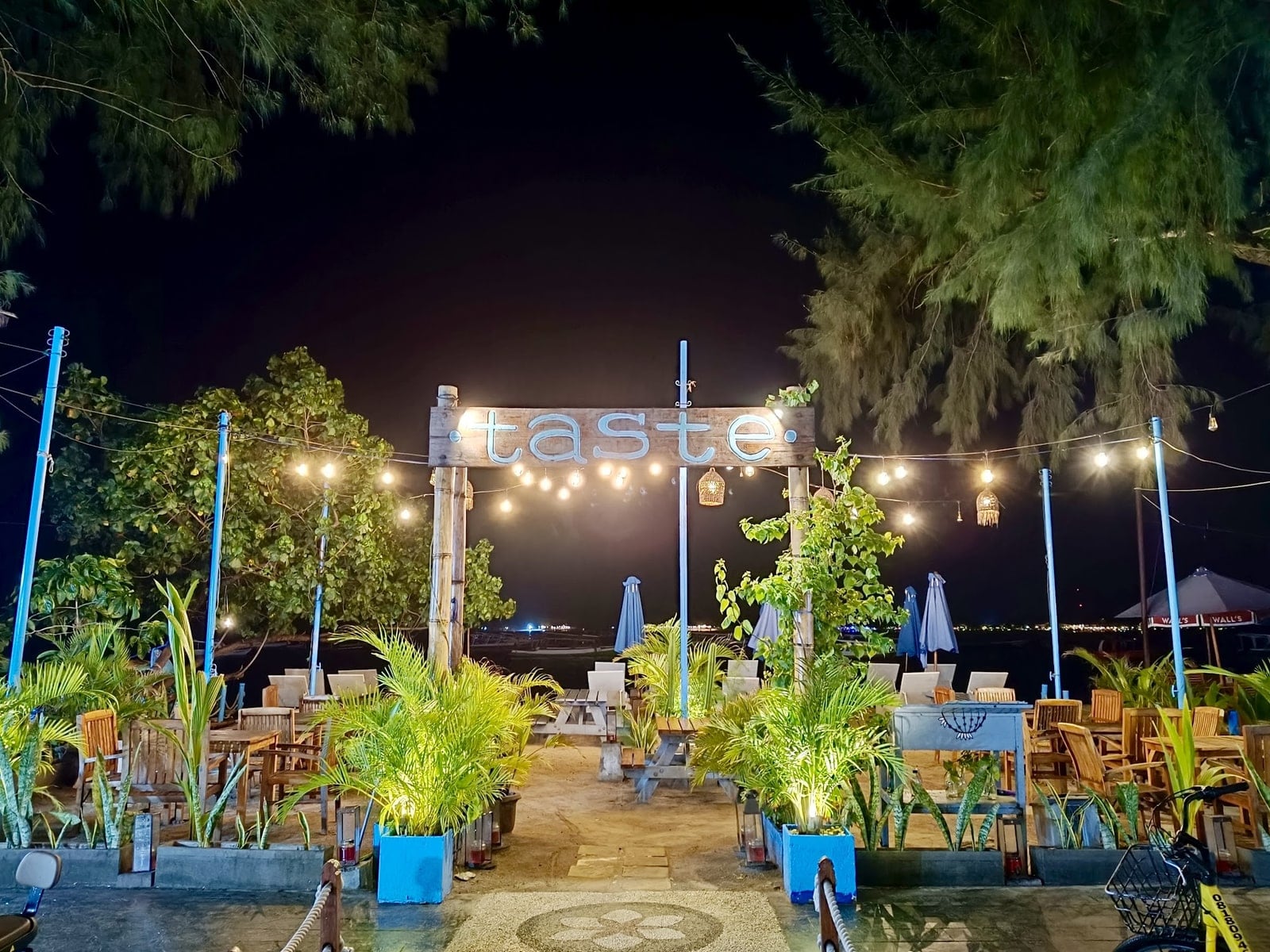 When you stroll into our café after dark, the soft glow of string lig…