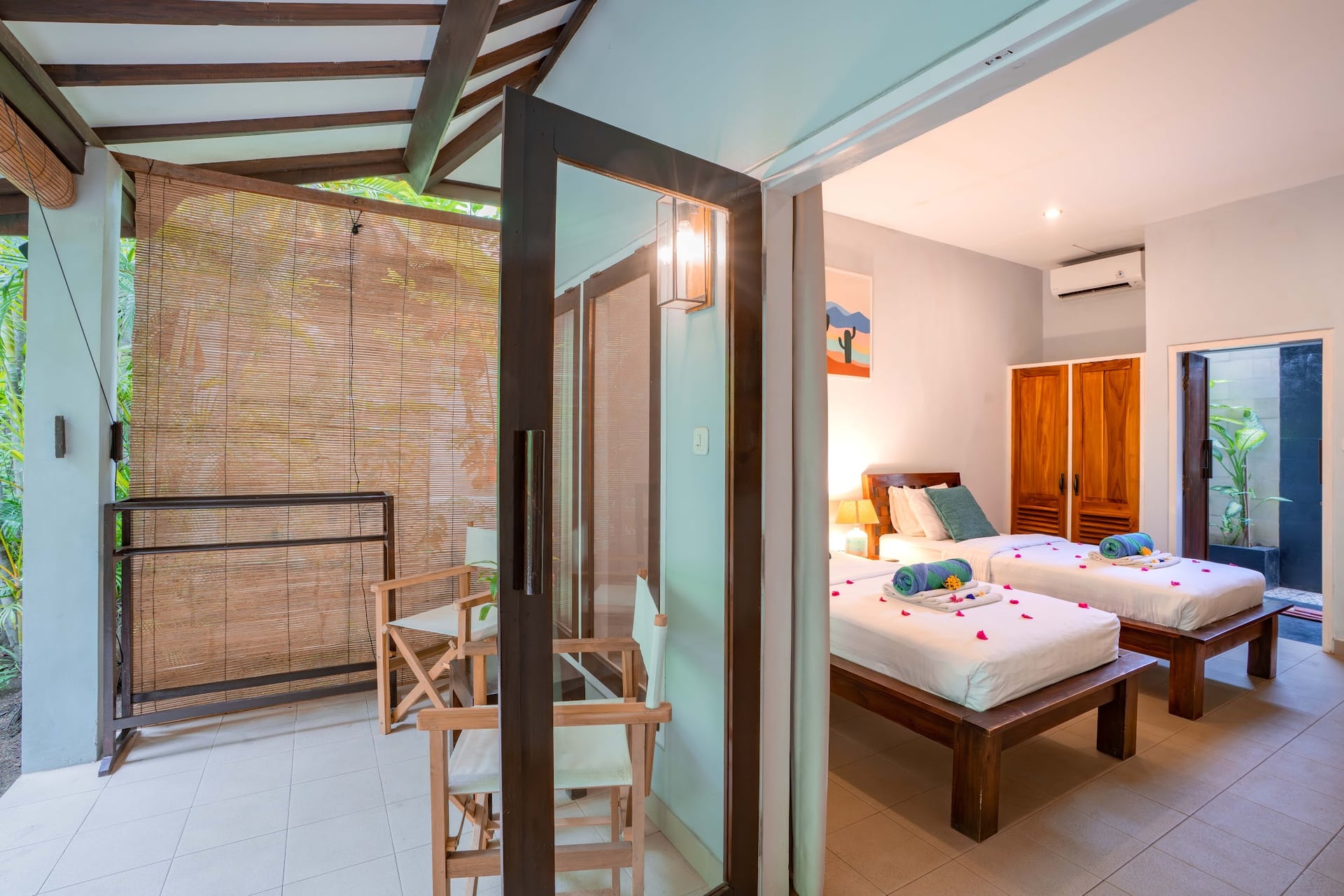 As the soft evening light dances across our tranquil terrace, couples…