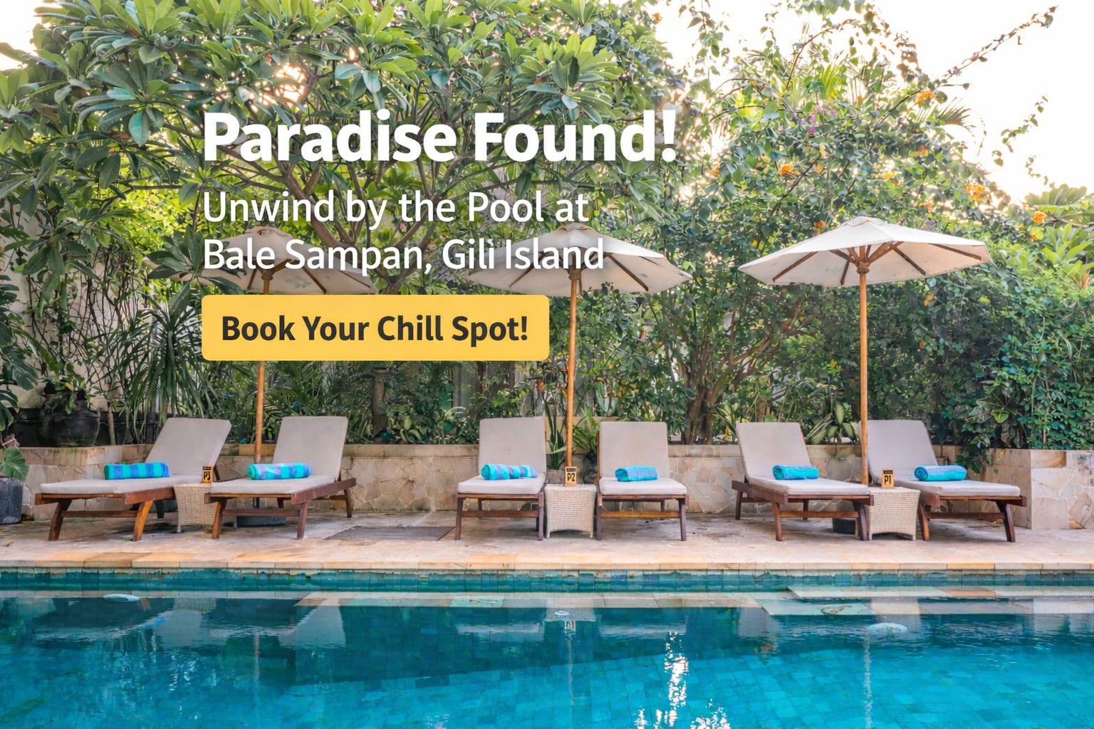 Wake up to the gentle rustle of palm leaves and the soft glow of morn…