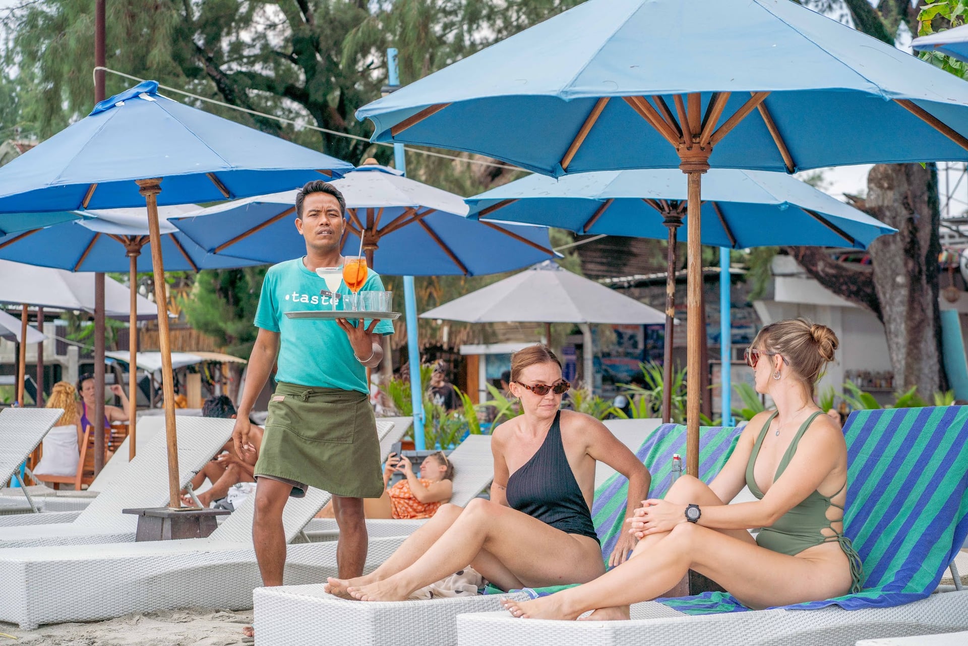 “Our favourite place in Gili for breakfast and sunset drinks.”