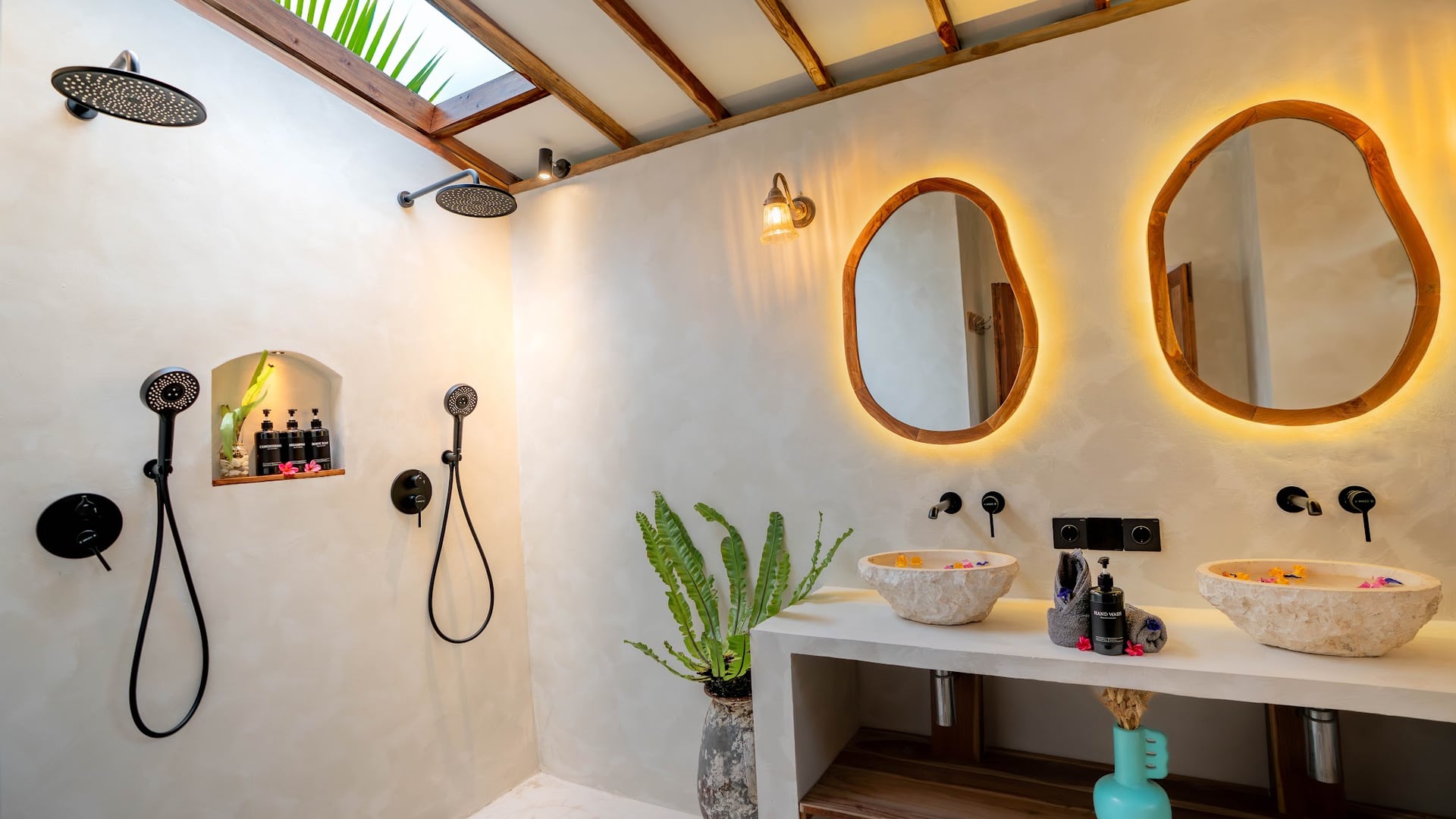 Bask in the gentle sea breeze as light filters through your private b…