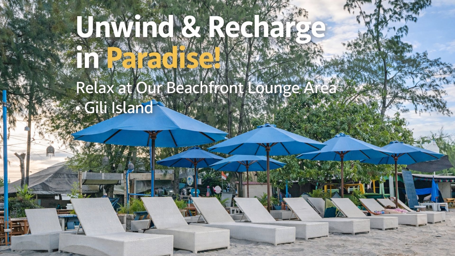 Bask in the tranquility of our private bungalows, where natural light…