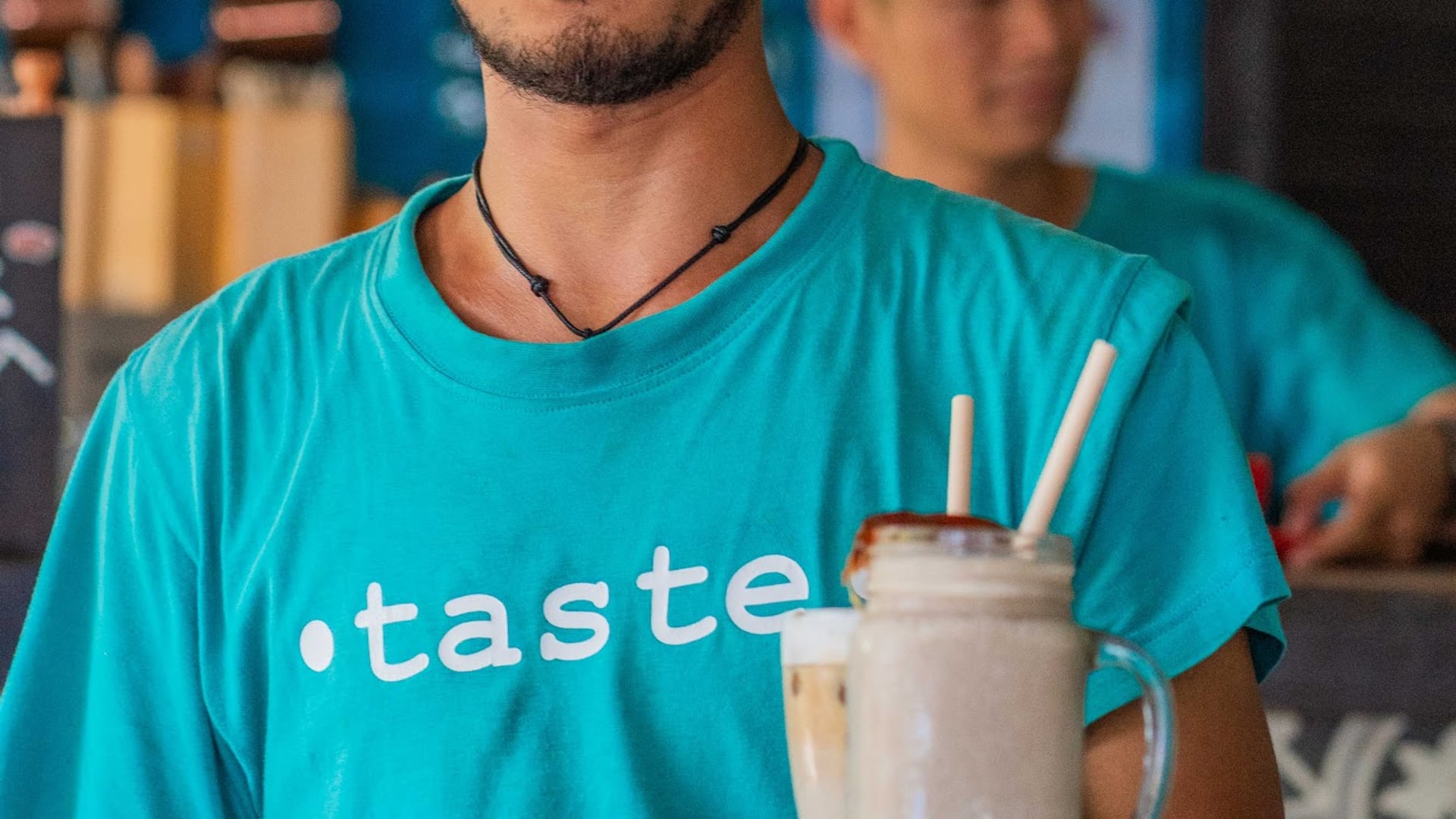 Golden sunlight dances on our iced lattes and fresh smoothies, inviti…