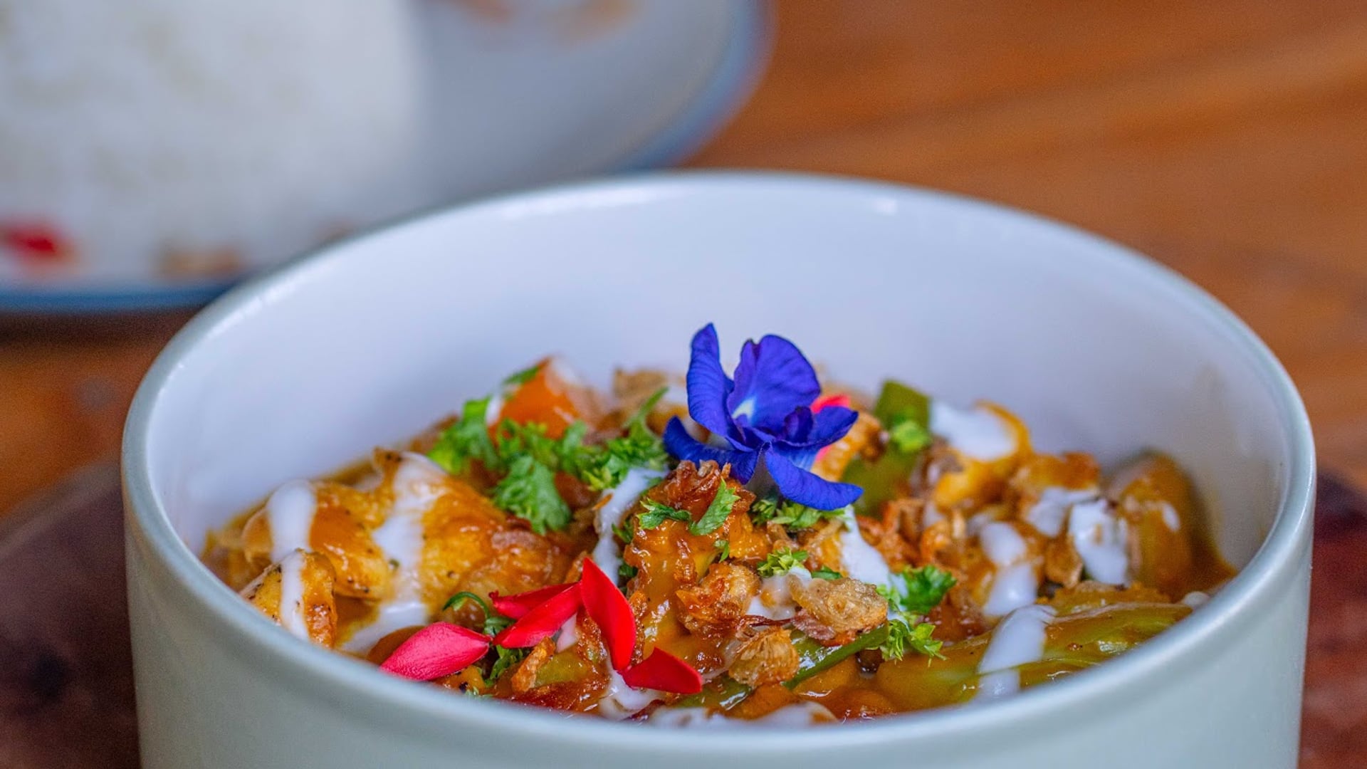 Indulge in our signature dish: the Aromatic Chicken Curry , featuring…