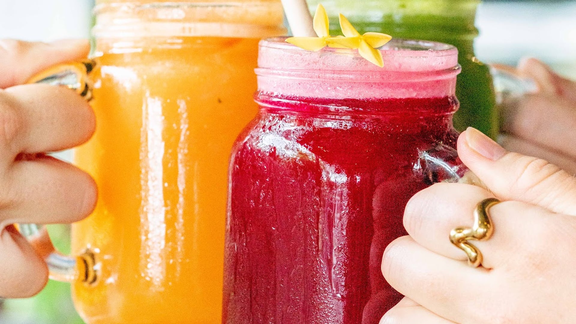 Sip on our fresh juice while enjoying a light lunch at Taste Café! Th…