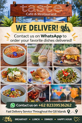 Food Delivery in Gili Trawangan