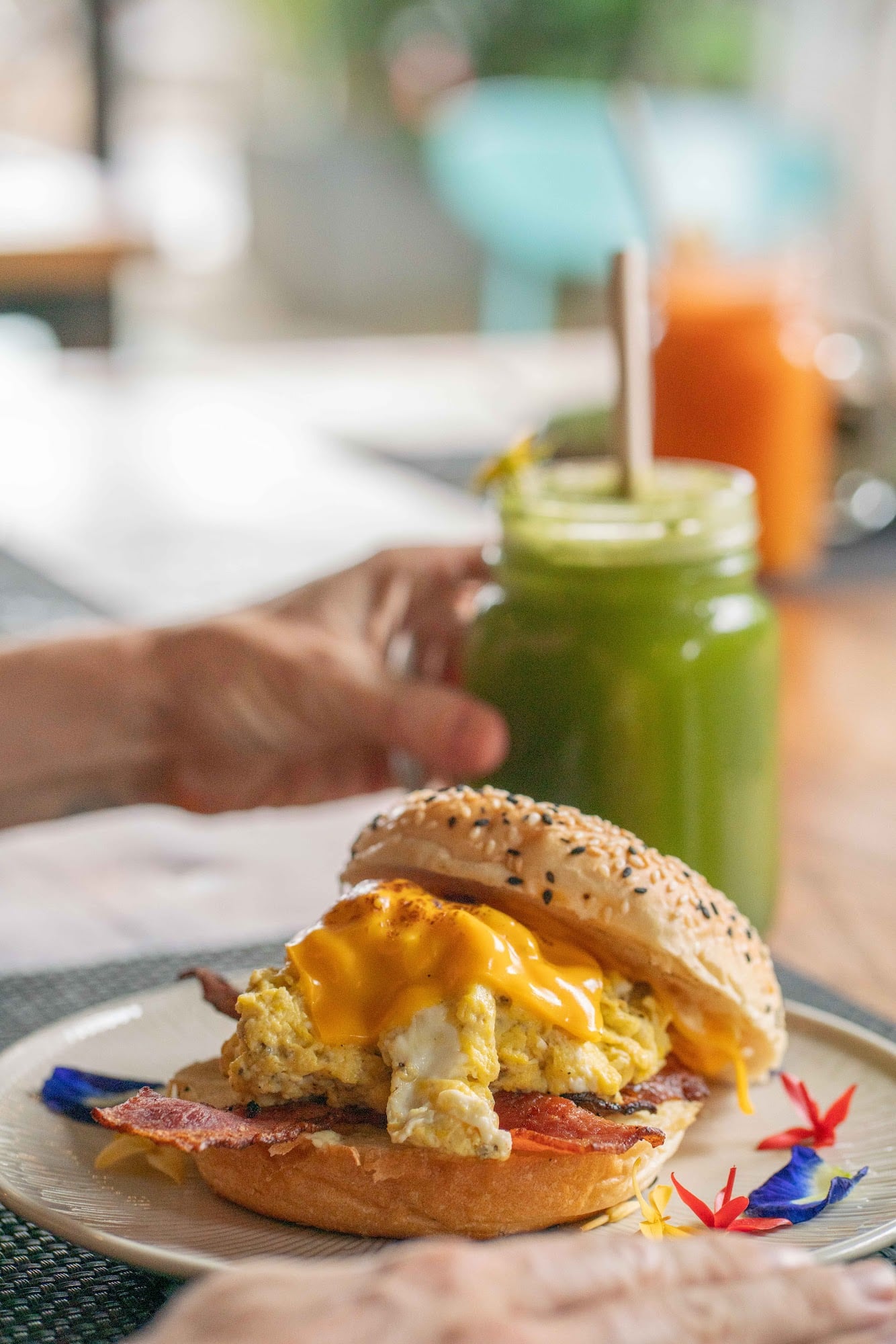 Beachfront dining at Taste Café & Restaurant