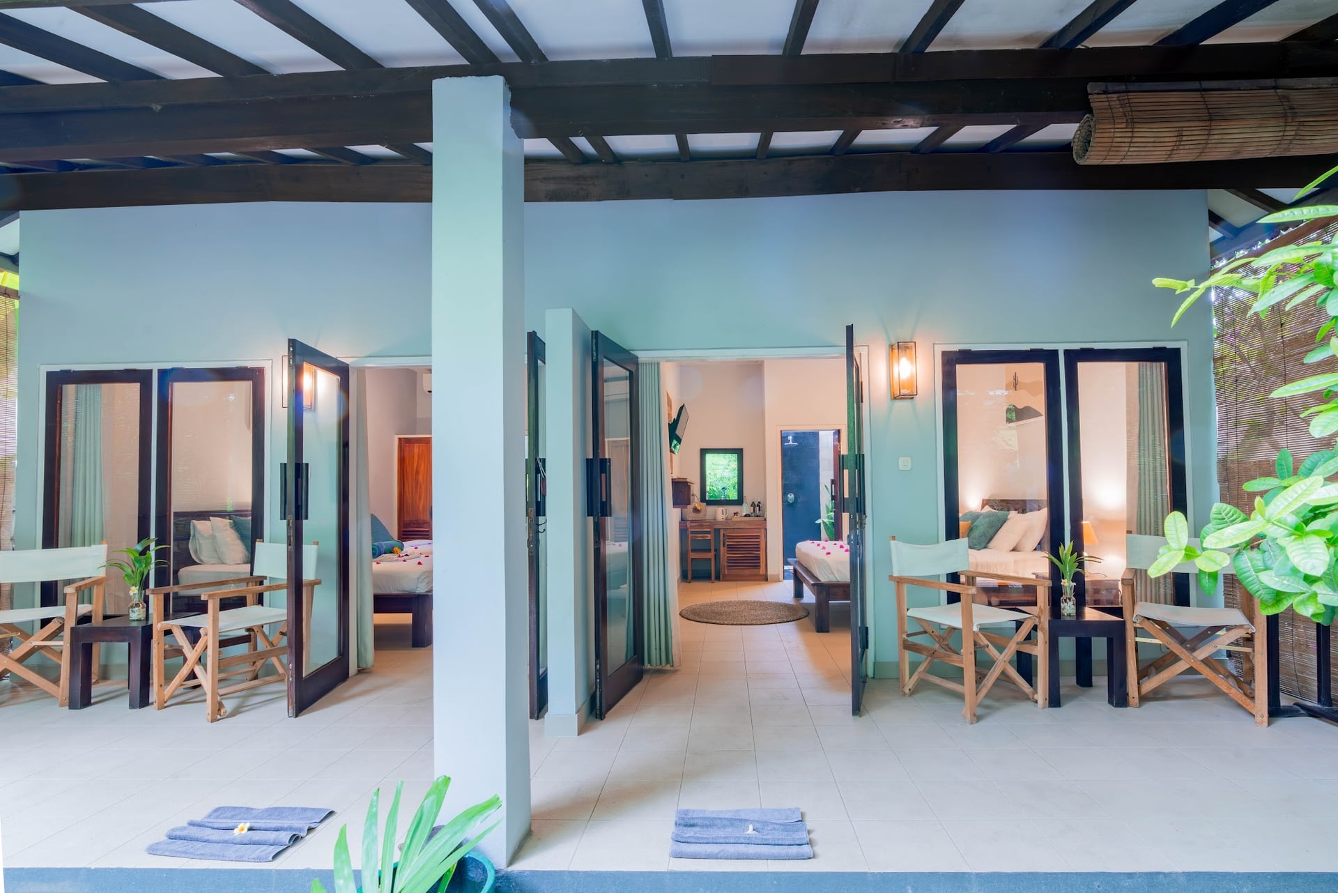 Step into a sanctuary of calm at Balé Sampan Boutique Bungalows, wher…